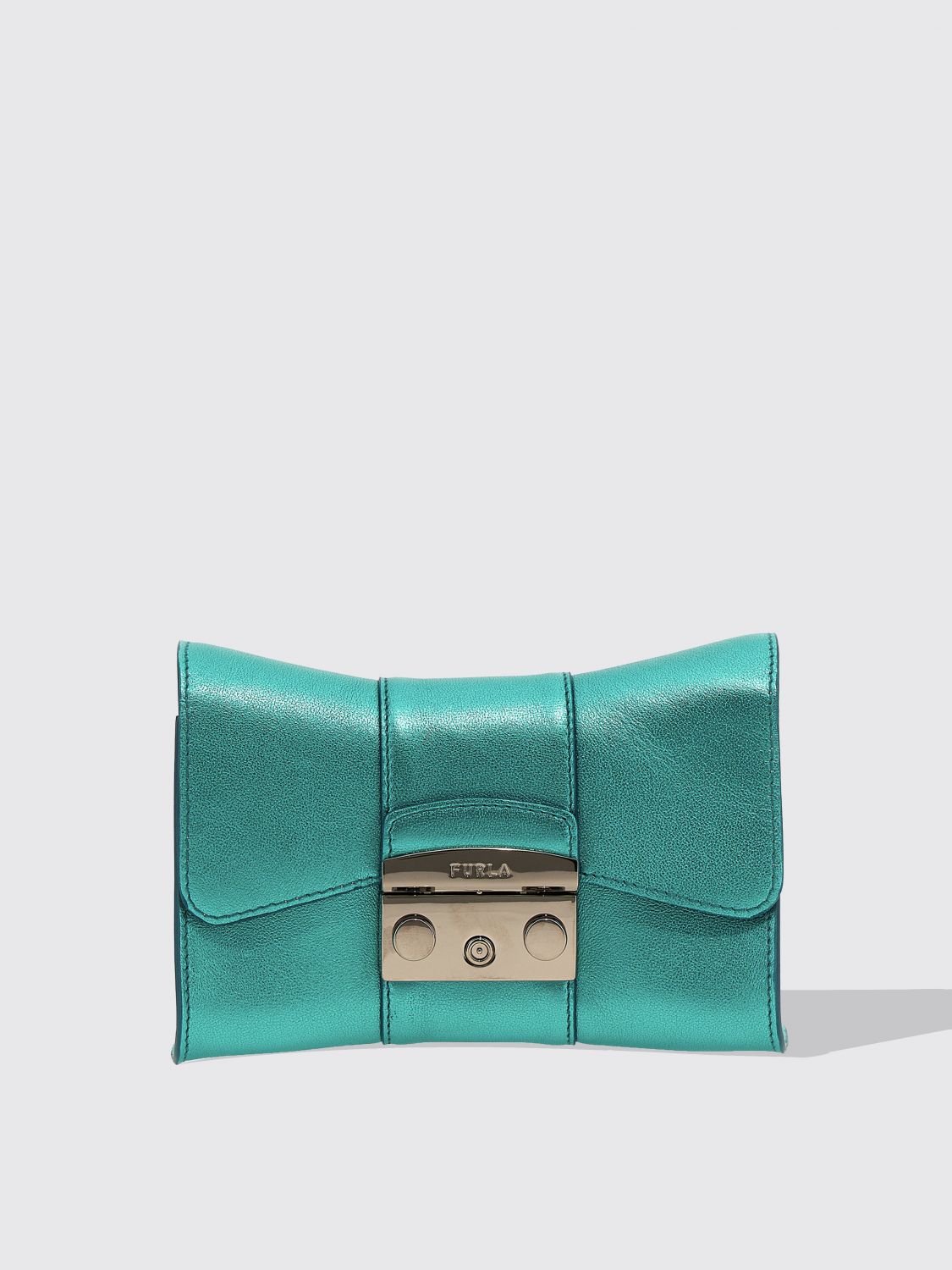 Shop Furla Mini Bag  Woman Color Green