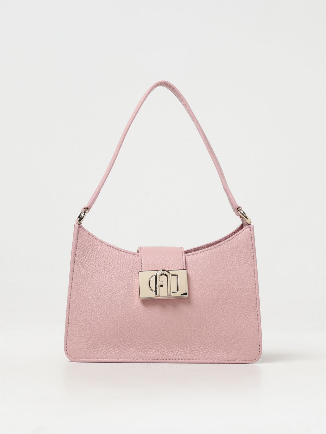 Furla 1927 Bag In Grained Leather In Pink