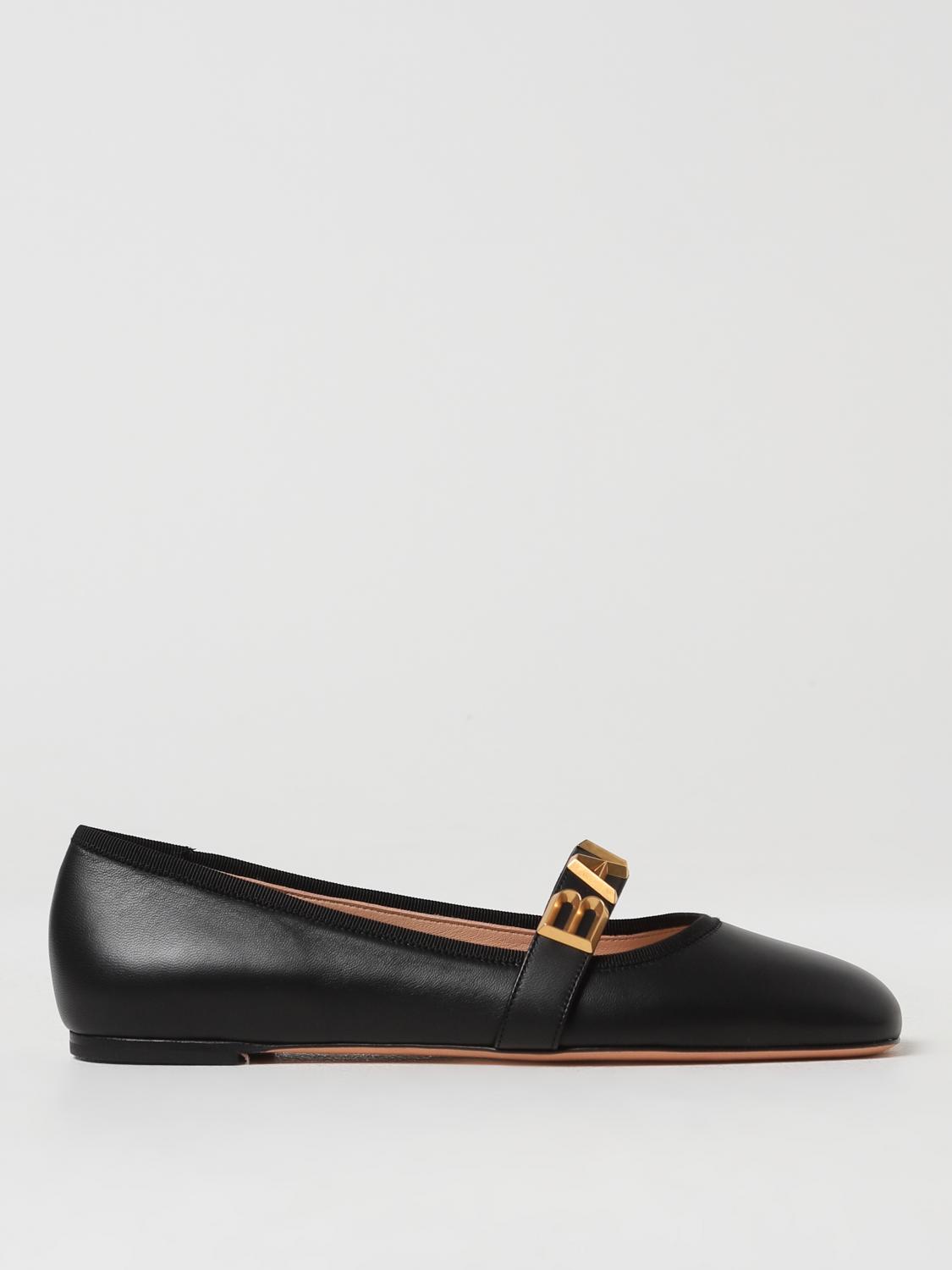 Shop Bally Ballet Flats  Woman Color Black In 黑色