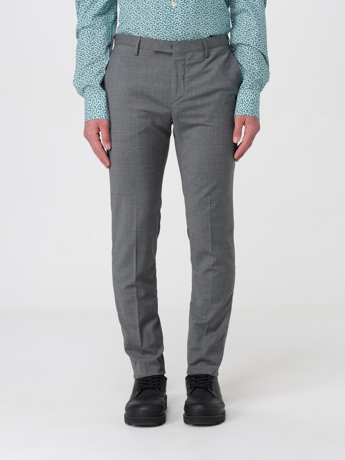 Pt Torino Trousers  Men In 炭黑色