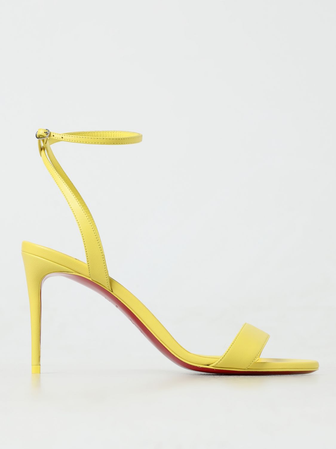 Shop Christian Louboutin Heeled Sandals  Woman Color Yellow