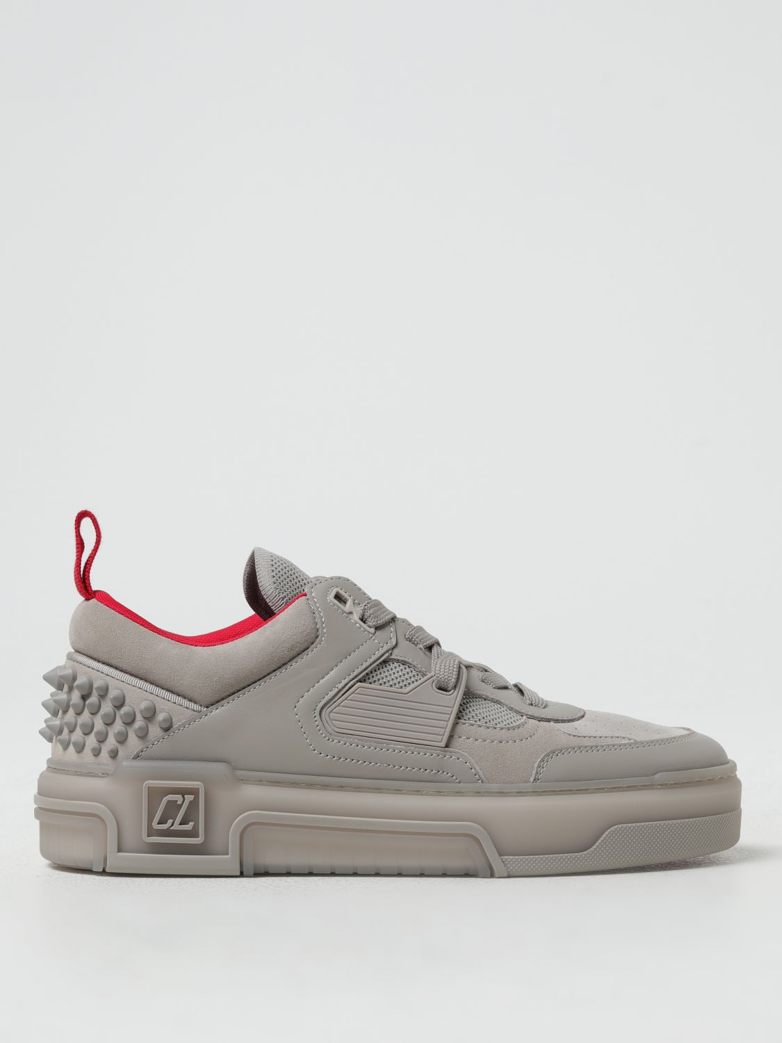 Shop Christian Louboutin Sneakers  Woman Color Grey