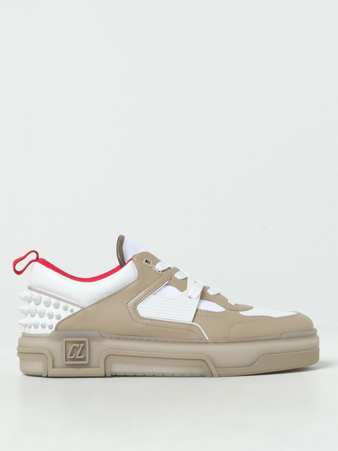 Shop Christian Louboutin Sneakers  Men Color Beige