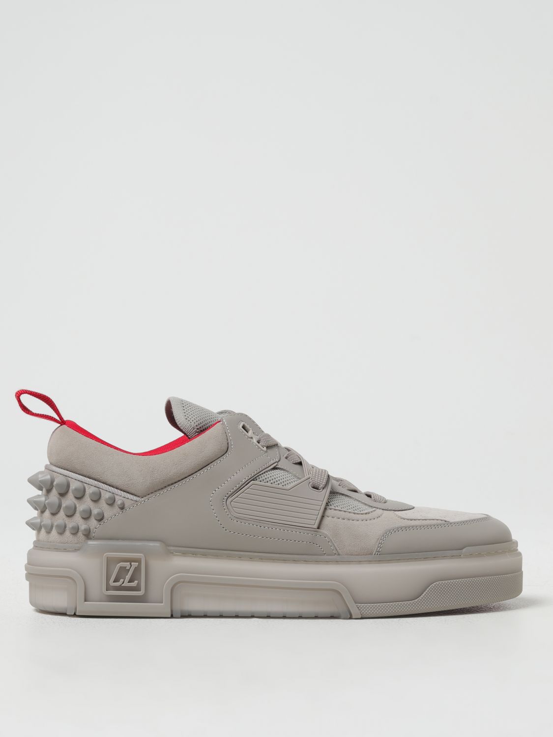 Shop Christian Louboutin Sneakers  Men Color Grey