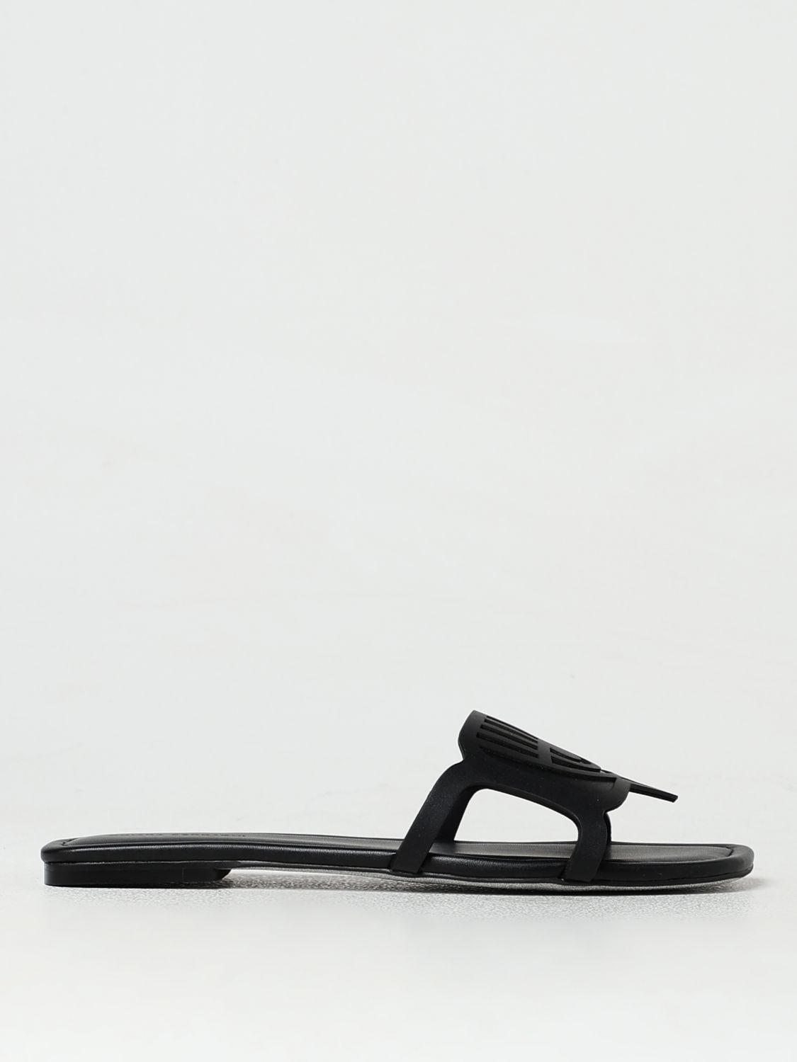 flat sandals chiara ferragni woman color black