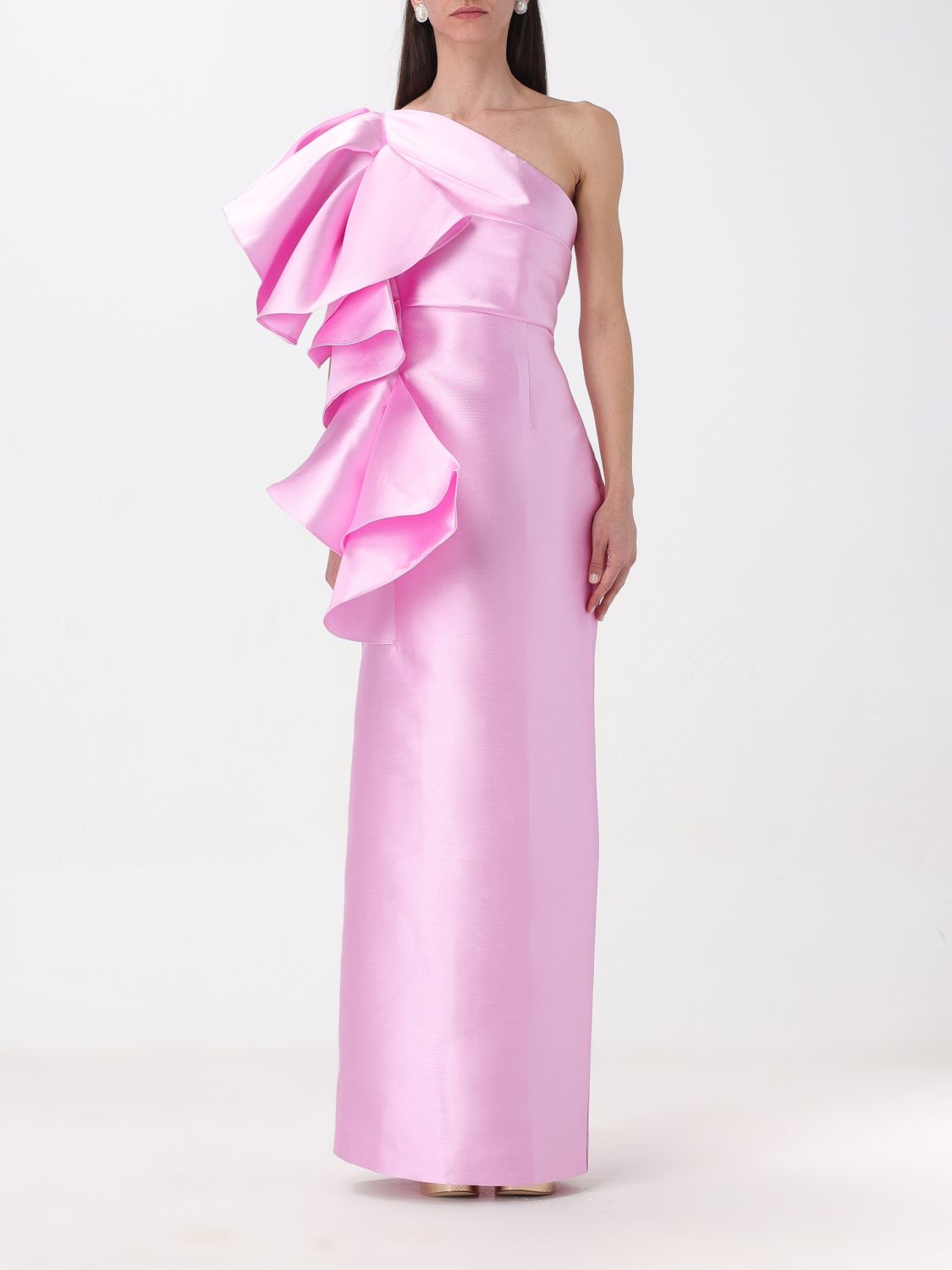 Shop Solace London Dress  Woman Color Blush Pink