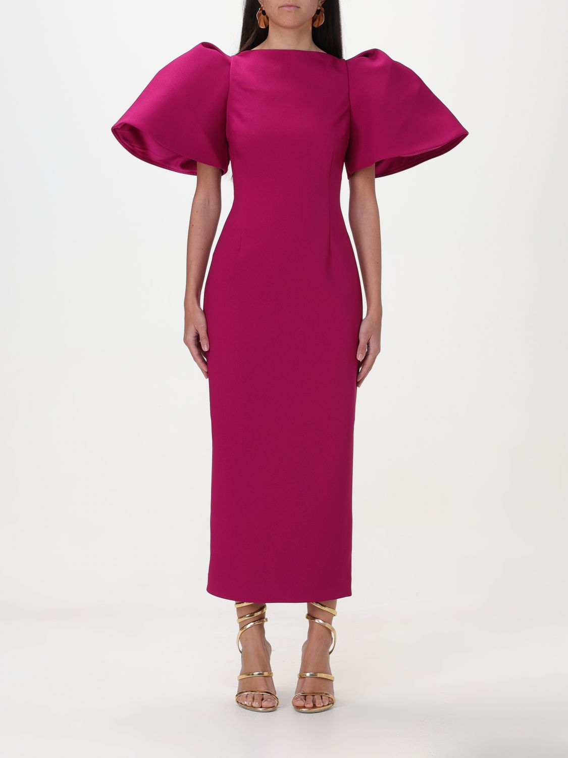 Solace London Dress  Woman Color Fuchsia