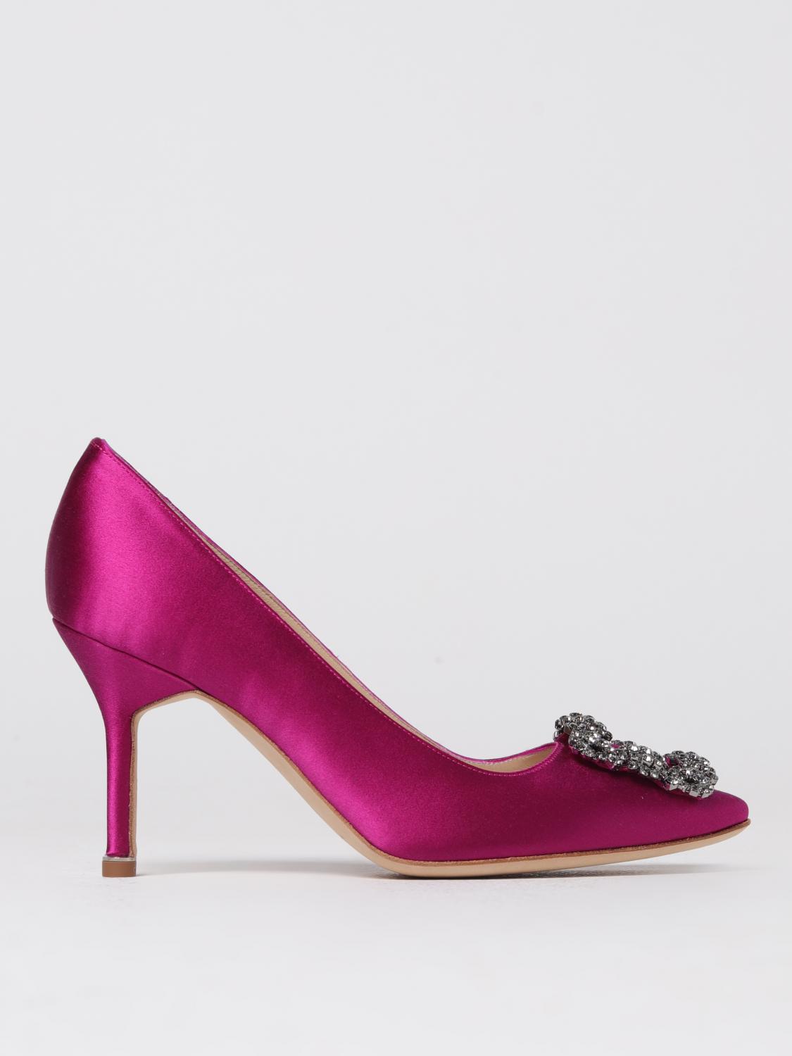 Court Shoes MANOLO BLAHNIK Woman colour Cyclamen