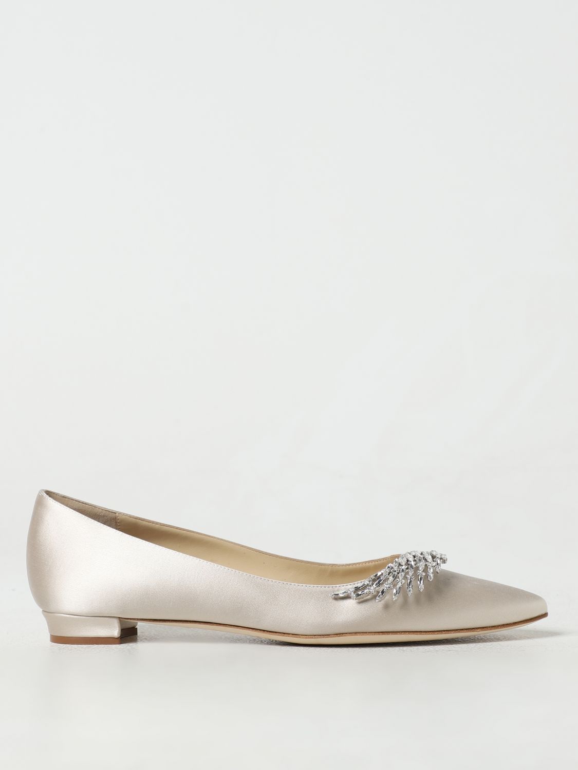 Shop Manolo Blahnik High Heel Shoes  Woman Color Ivory