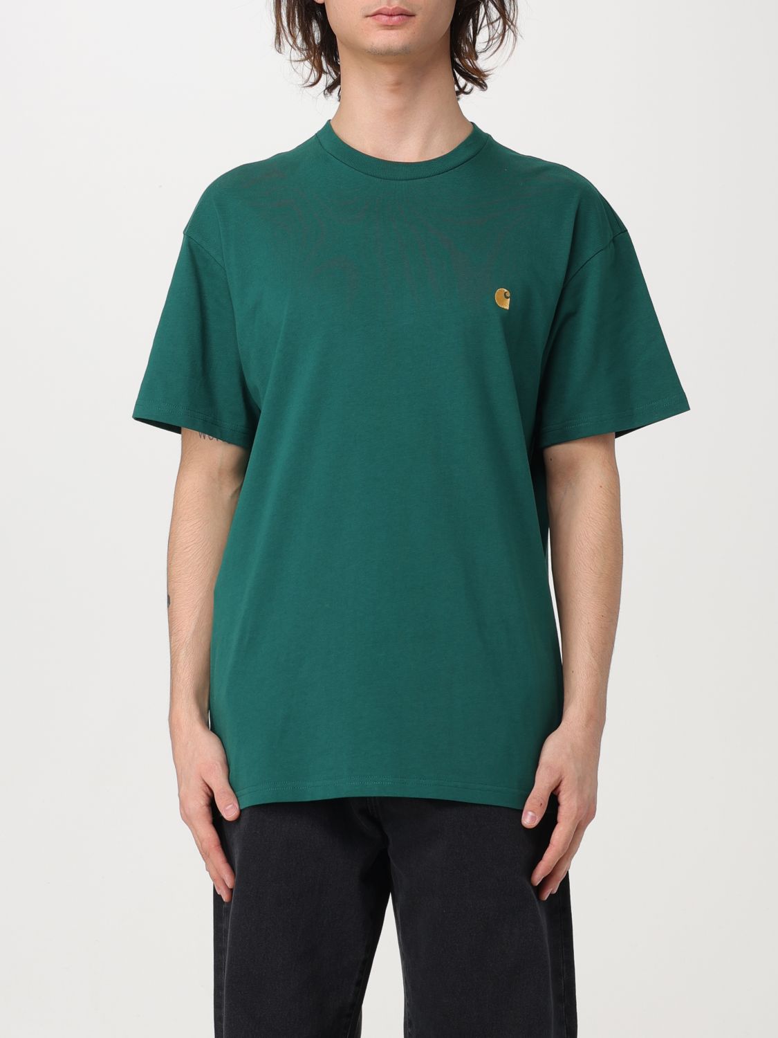 Carhartt T-shirt  Wip Men Color Green