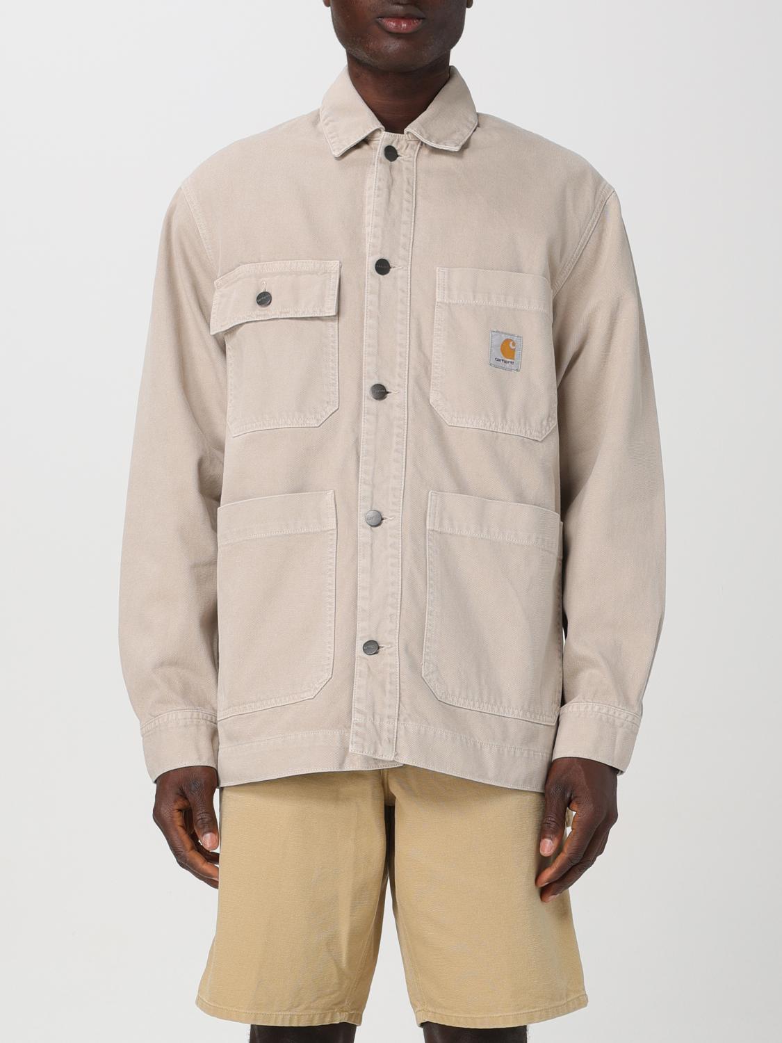 Shop Carhartt Jacket  Wip Men Color Denim