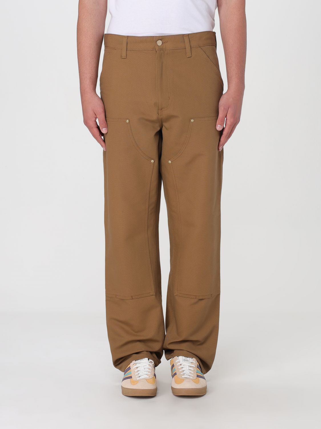 Shop Carhartt Pants  Wip Men Color Brown