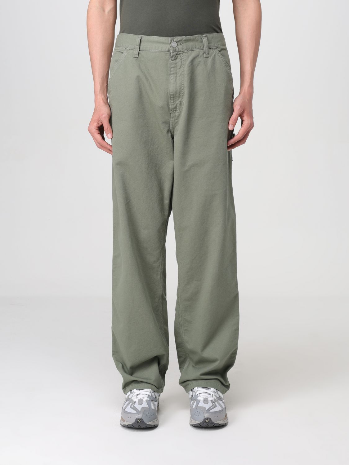 Shop Carhartt Pants  Wip Men Color Military