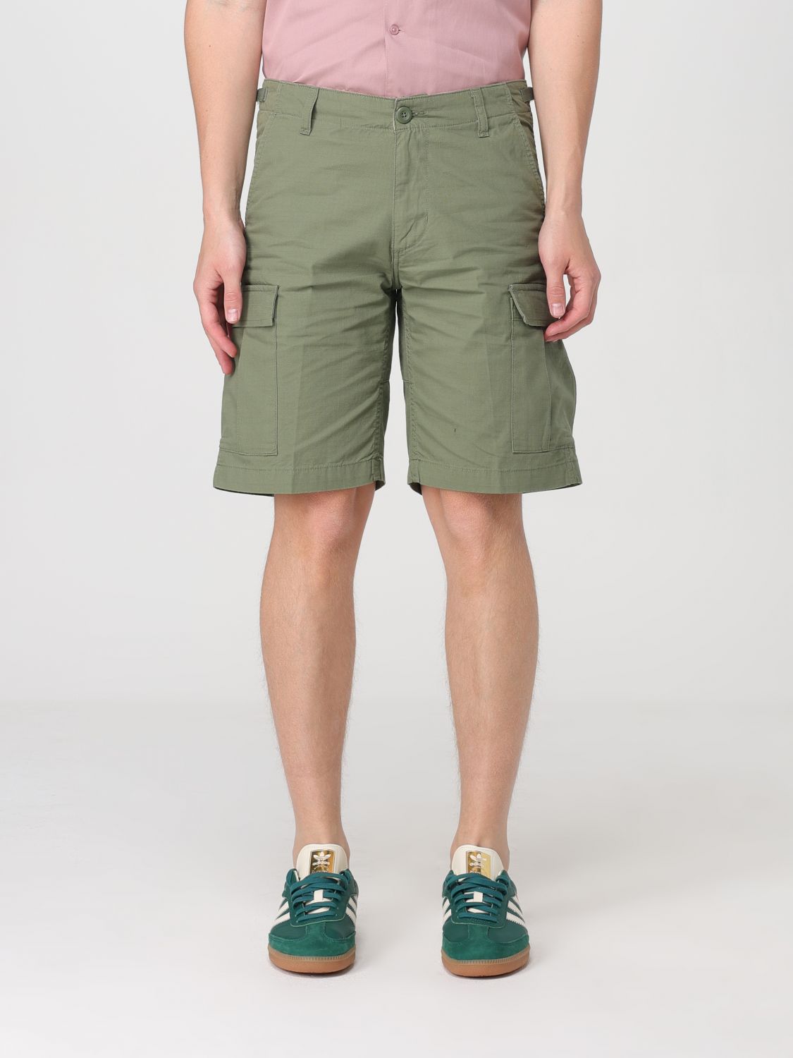 Shop Carhartt Short  Wip Men Color Military