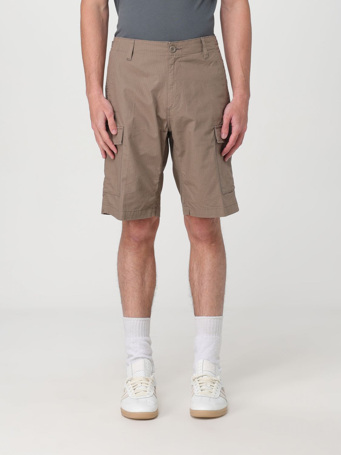 Shop Carhartt Short  Wip Men Color Tobacco