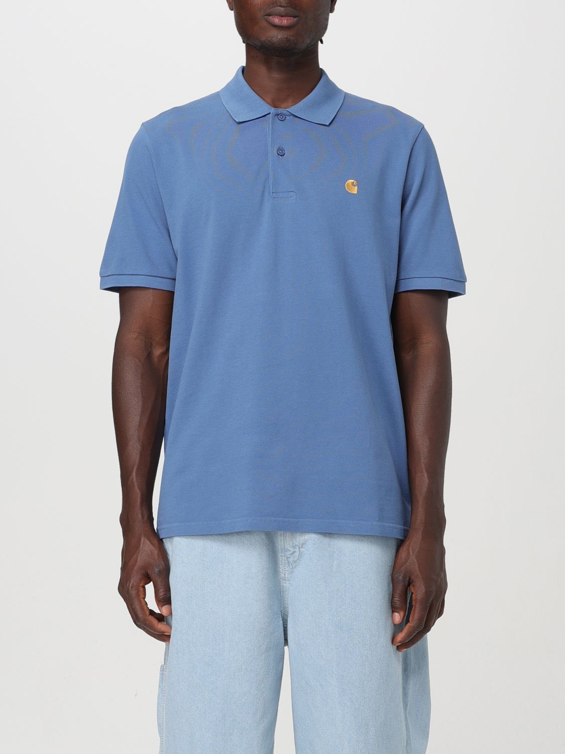Carhartt Polo Shirt  Wip Men Color Gnawed Blue