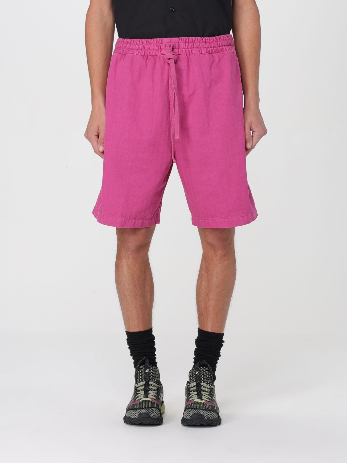 Shop Carhartt Short  Wip Men Color Fuchsia