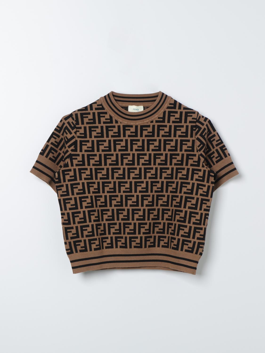 Jumper FENDI KIDS Kids colour Tobacco