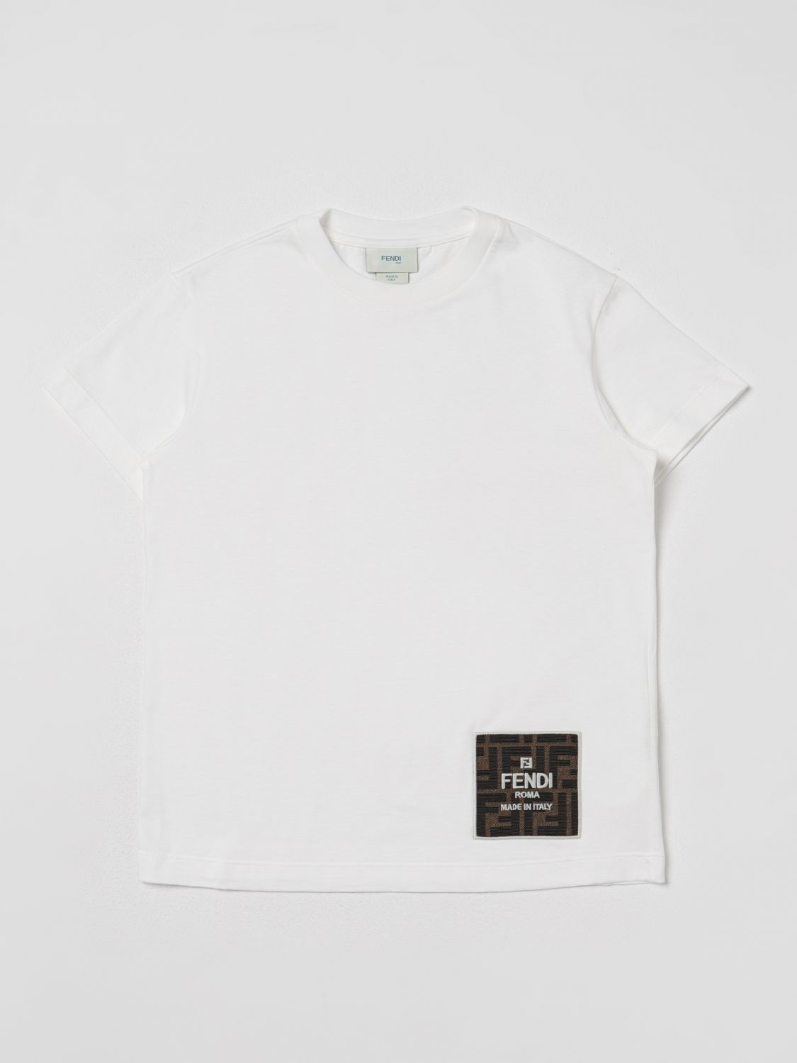 Fendi T-shirt  Kids Kinder Farbe Weiss In White
