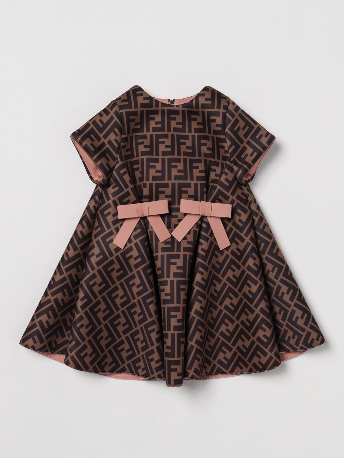 Romper FENDI KIDS Kids colour Tobacco