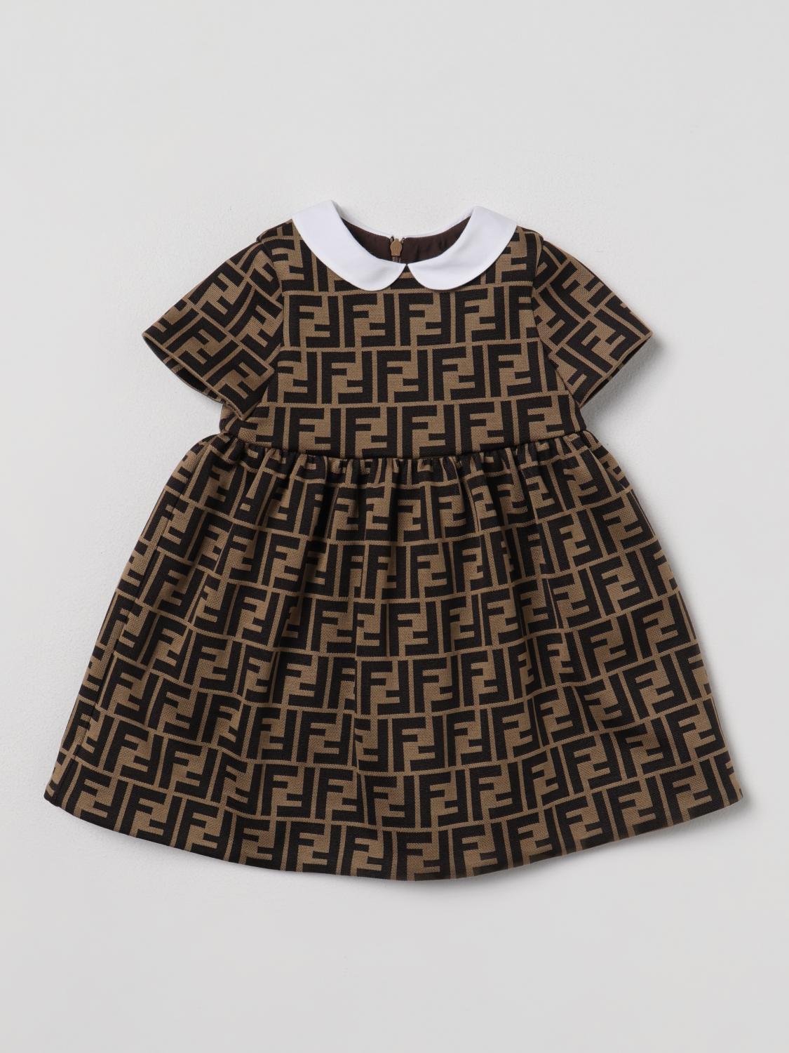 Romper FENDI KIDS Kids colour Tobacco