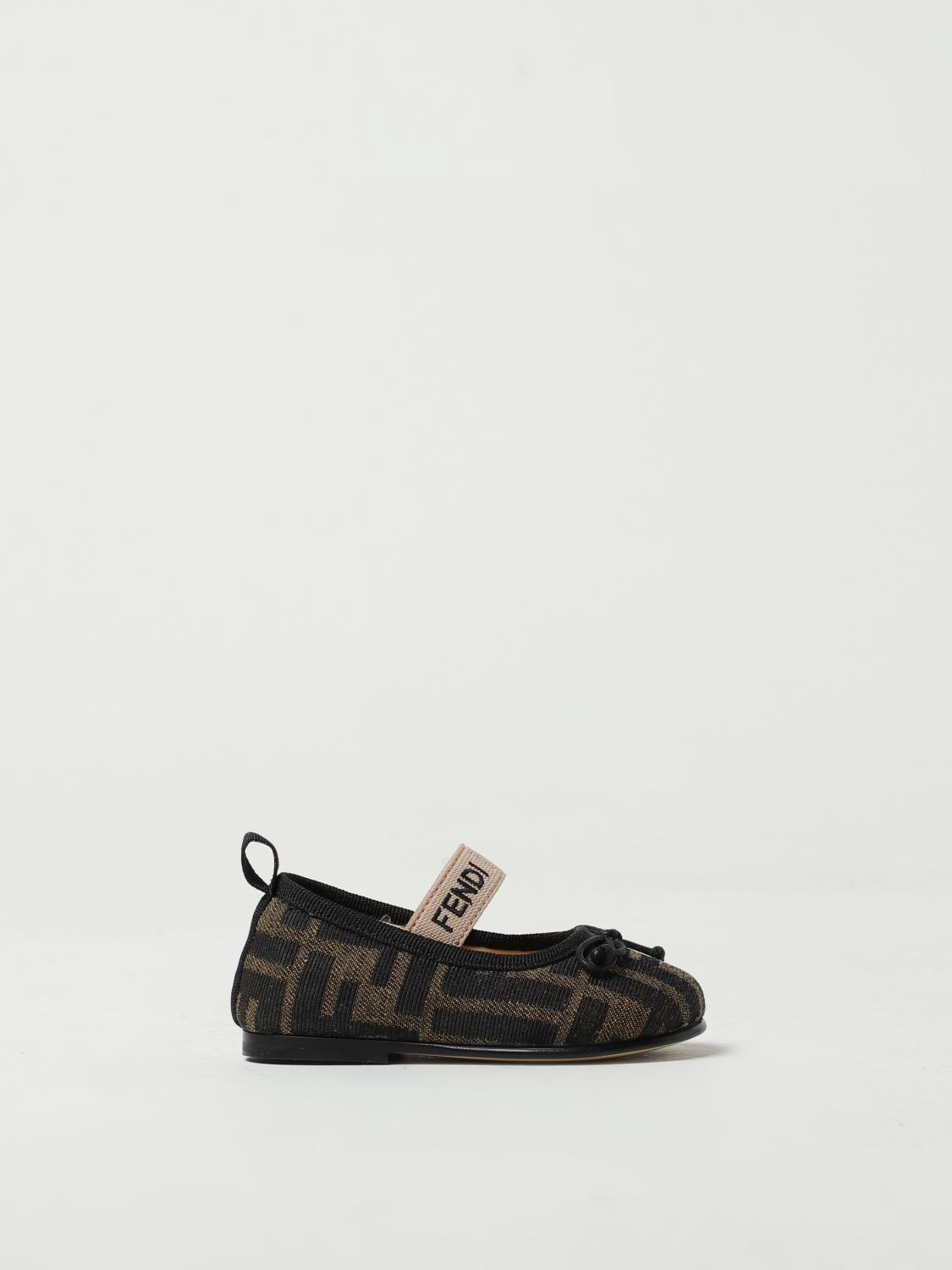 Shoes FENDI KIDS Kids colour Tobacco