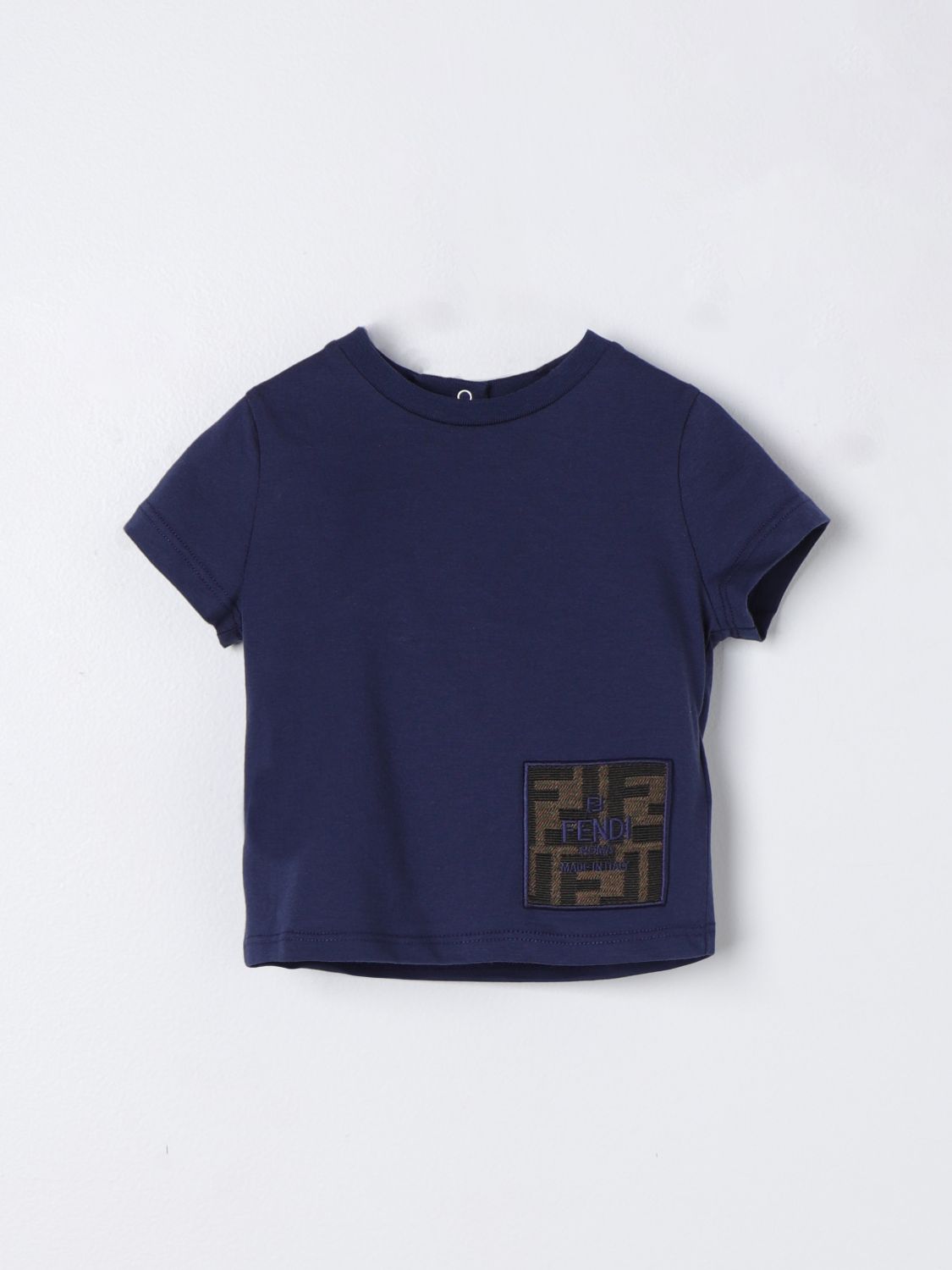Fendi Babies' T-shirt  Kids Kids Color Blue