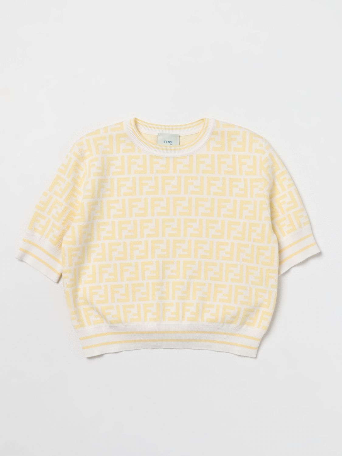 Fendi Pullover  Kids Kinder Farbe Gelb In Yellow
