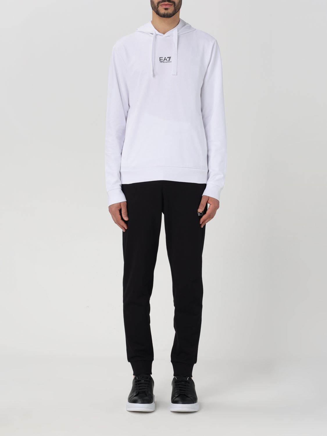 Shop Ea7 Sweat  Men Color White