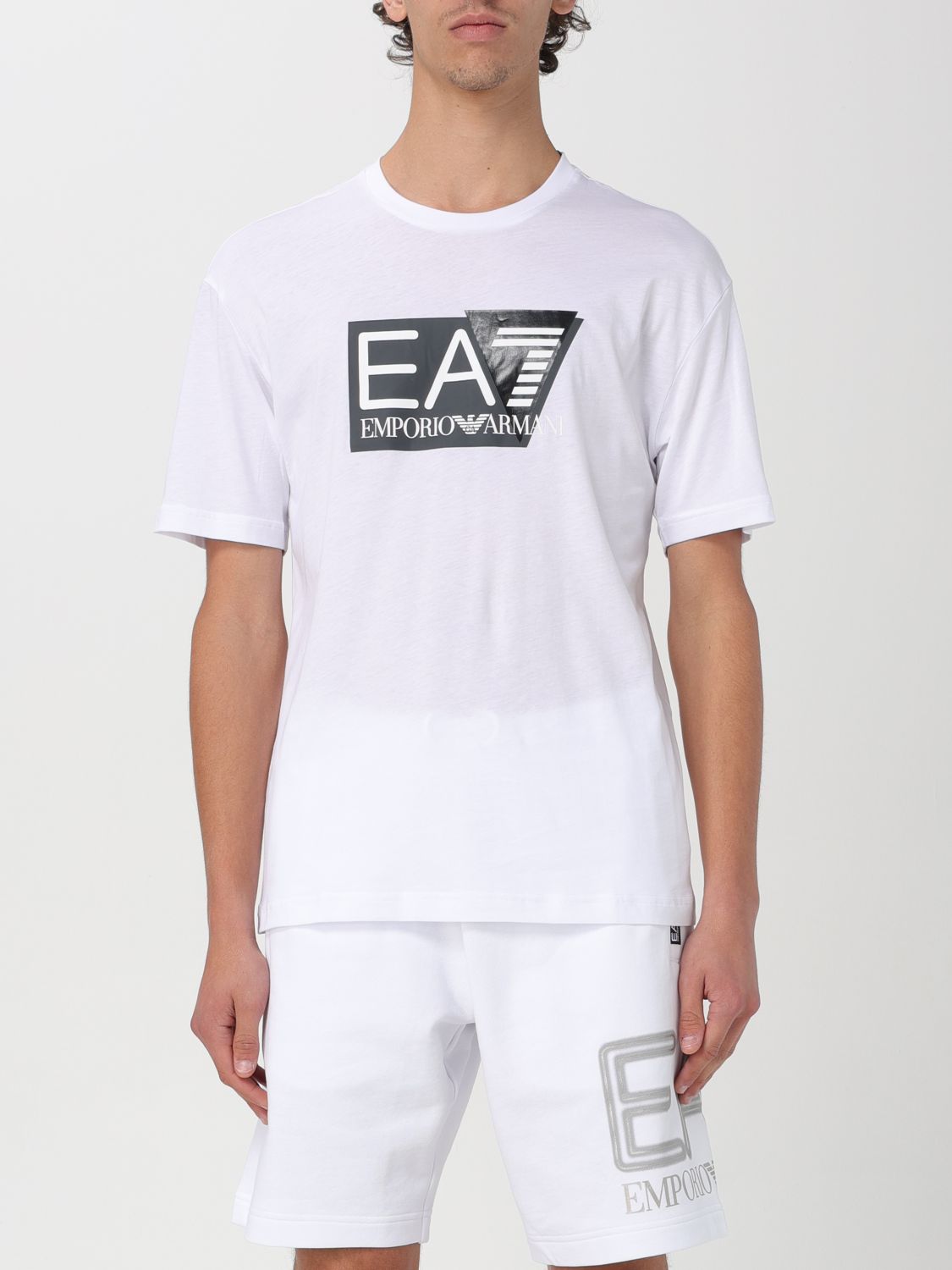 Ea7 T-shirt  Men In White