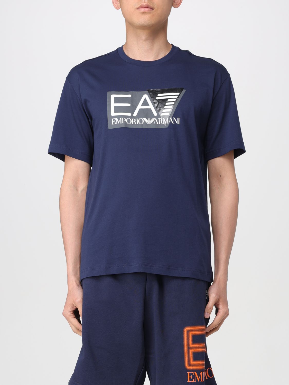Ea7 T-shirt  Men In Blue