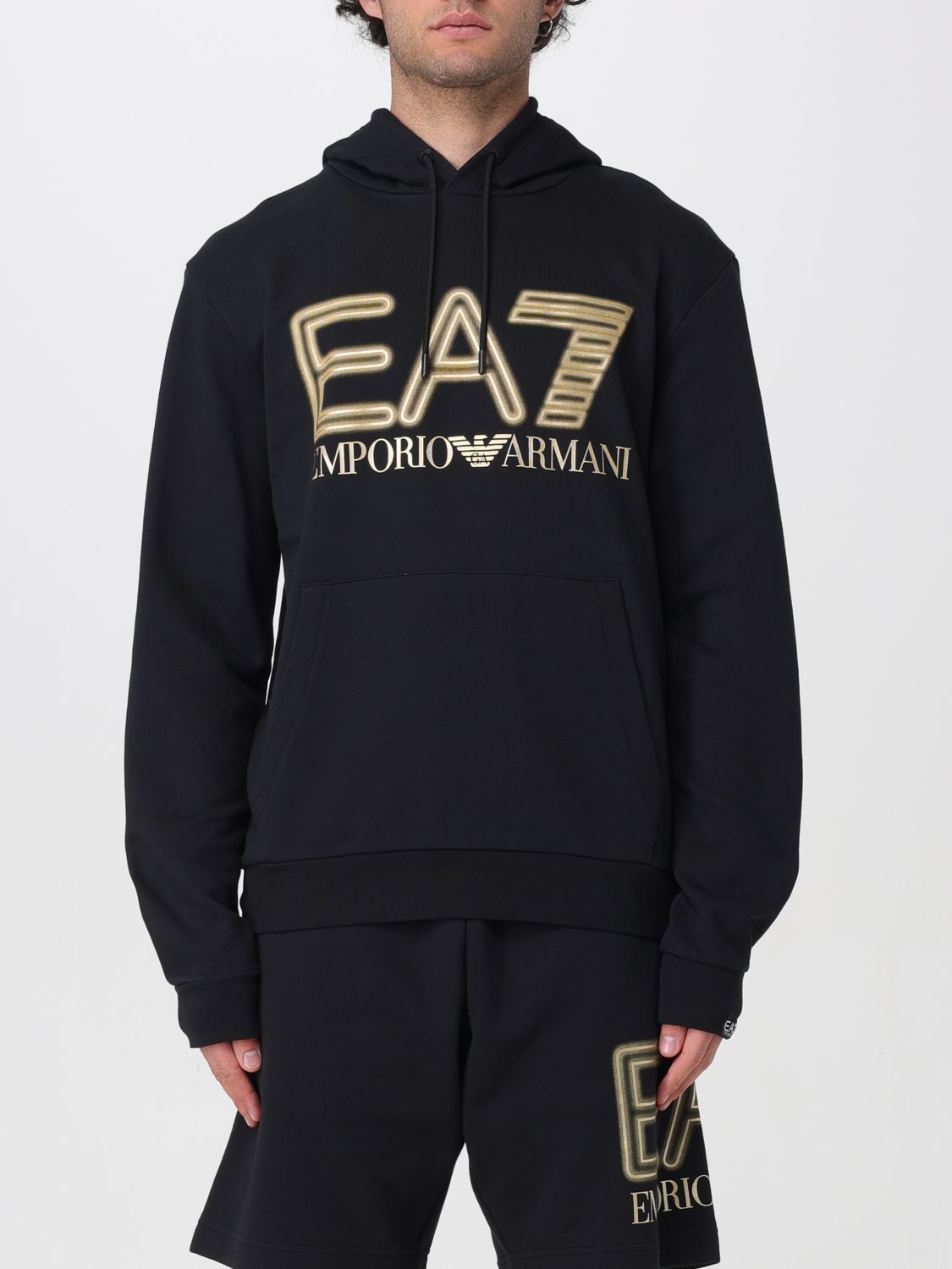 Ea7 Sweatshirt  Men In 黑色