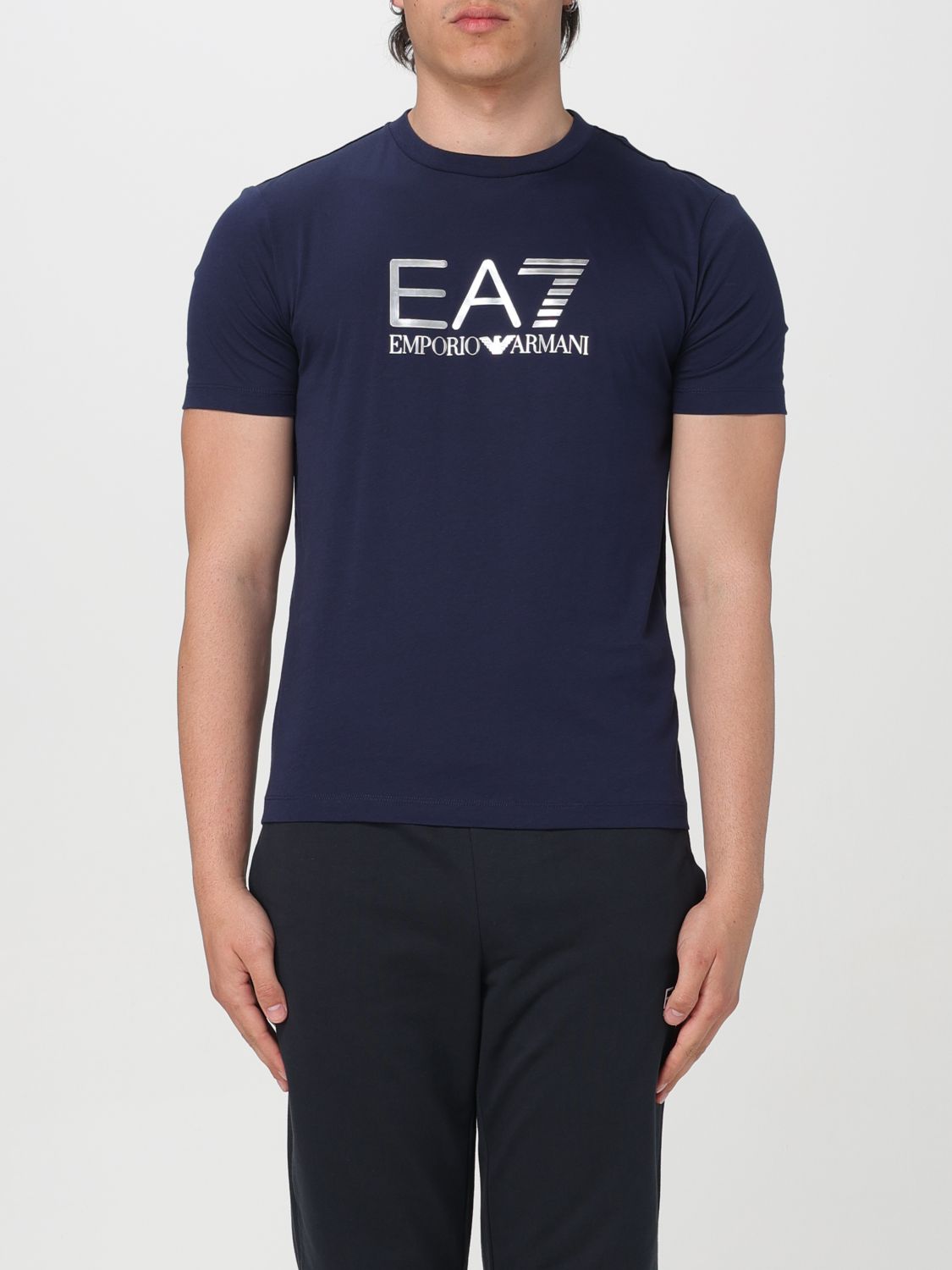 Ea7 T-shirt  Men In 蓝色