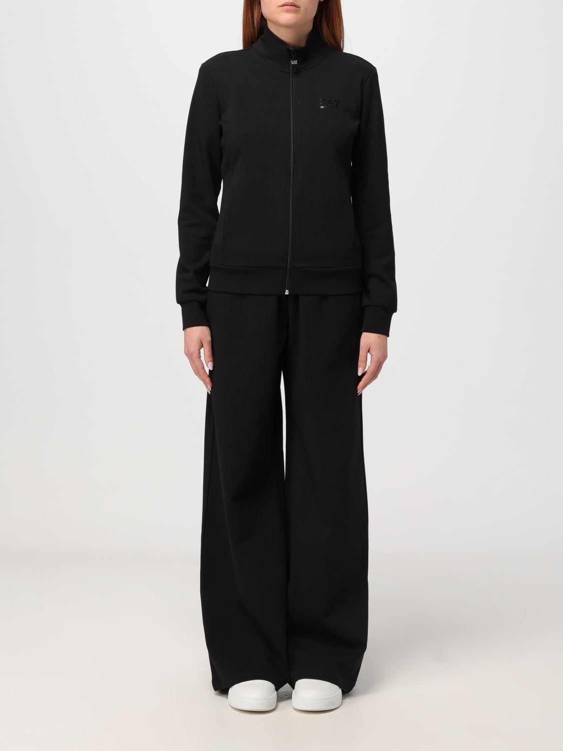 Shop Ea7 Jumpsuits  Woman Color Black