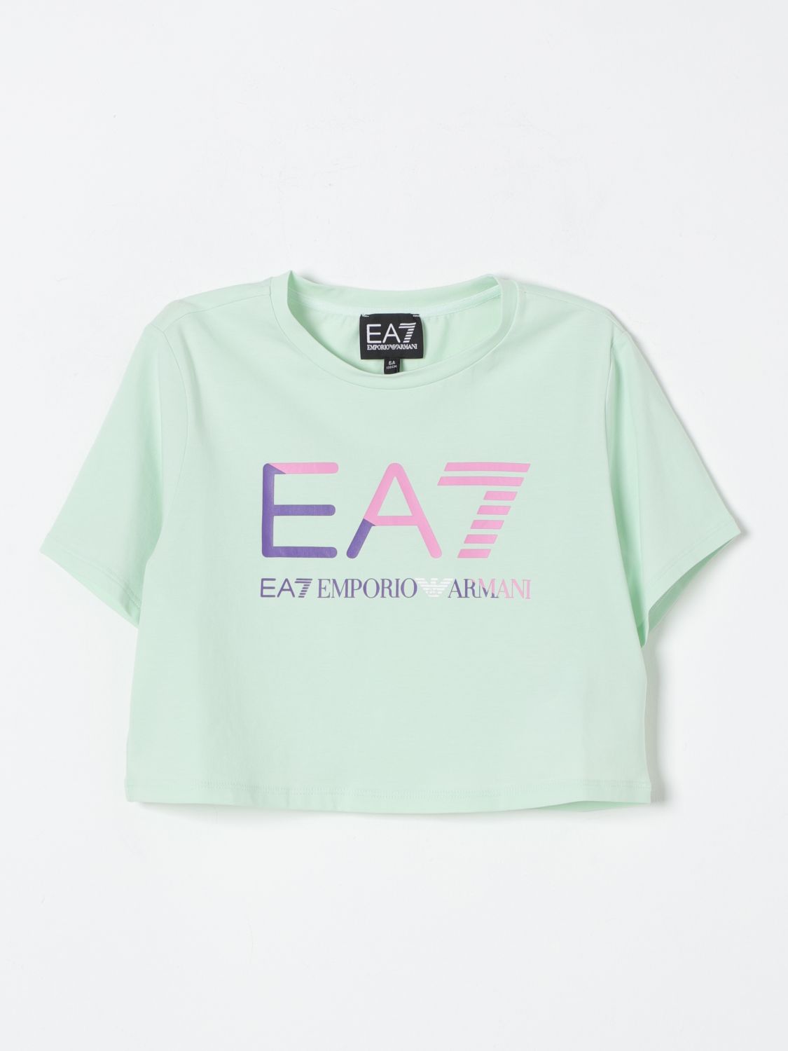 T恤 EA7 儿童 颜色 薄荷绿
