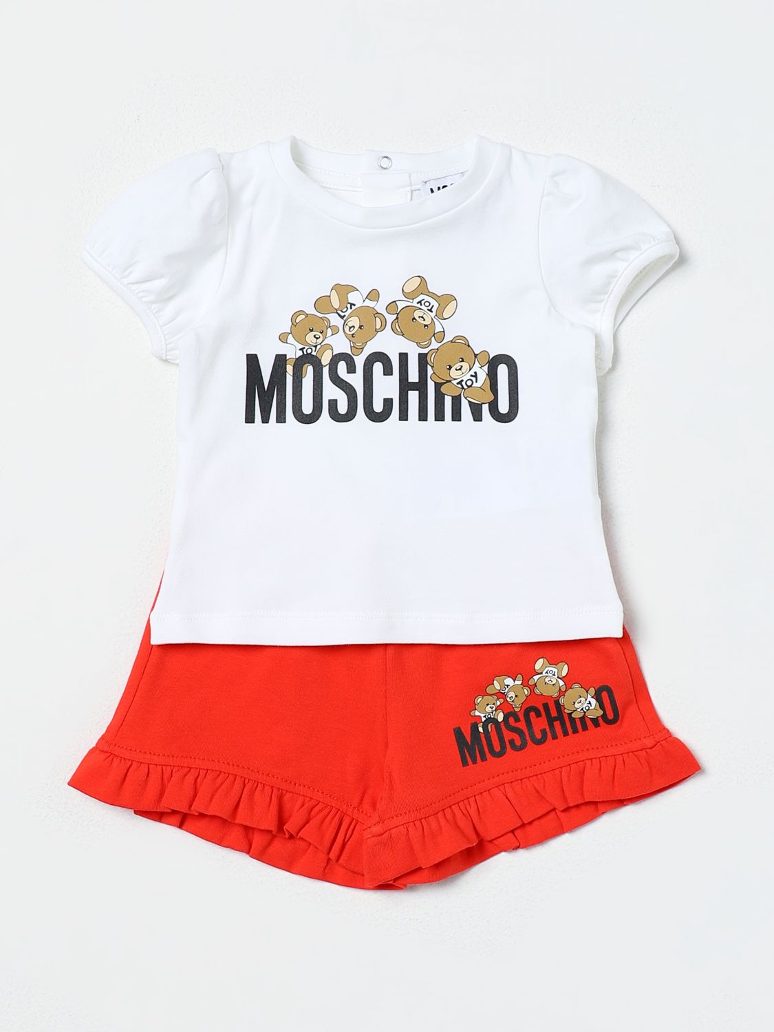 Moschino Baby Jumpsuit  Kids Colour White