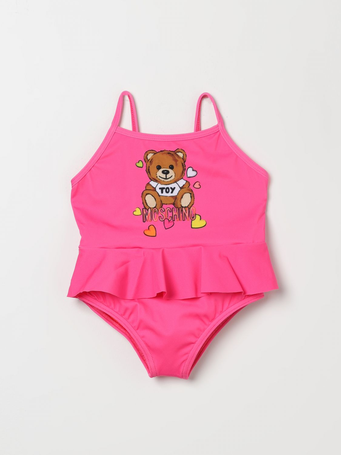 Shop Moschino Baby Swimsuit  Kids Color Pink