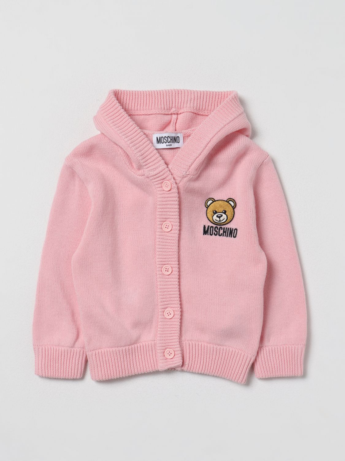 毛衣 MOSCHINO BABY 儿童 颜色 粉色