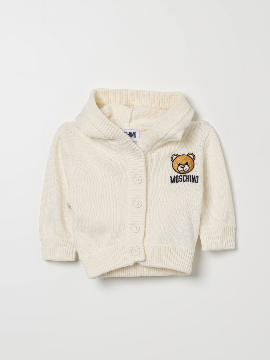 Shop Moschino Baby Sweater Moschino Kids Color Beige