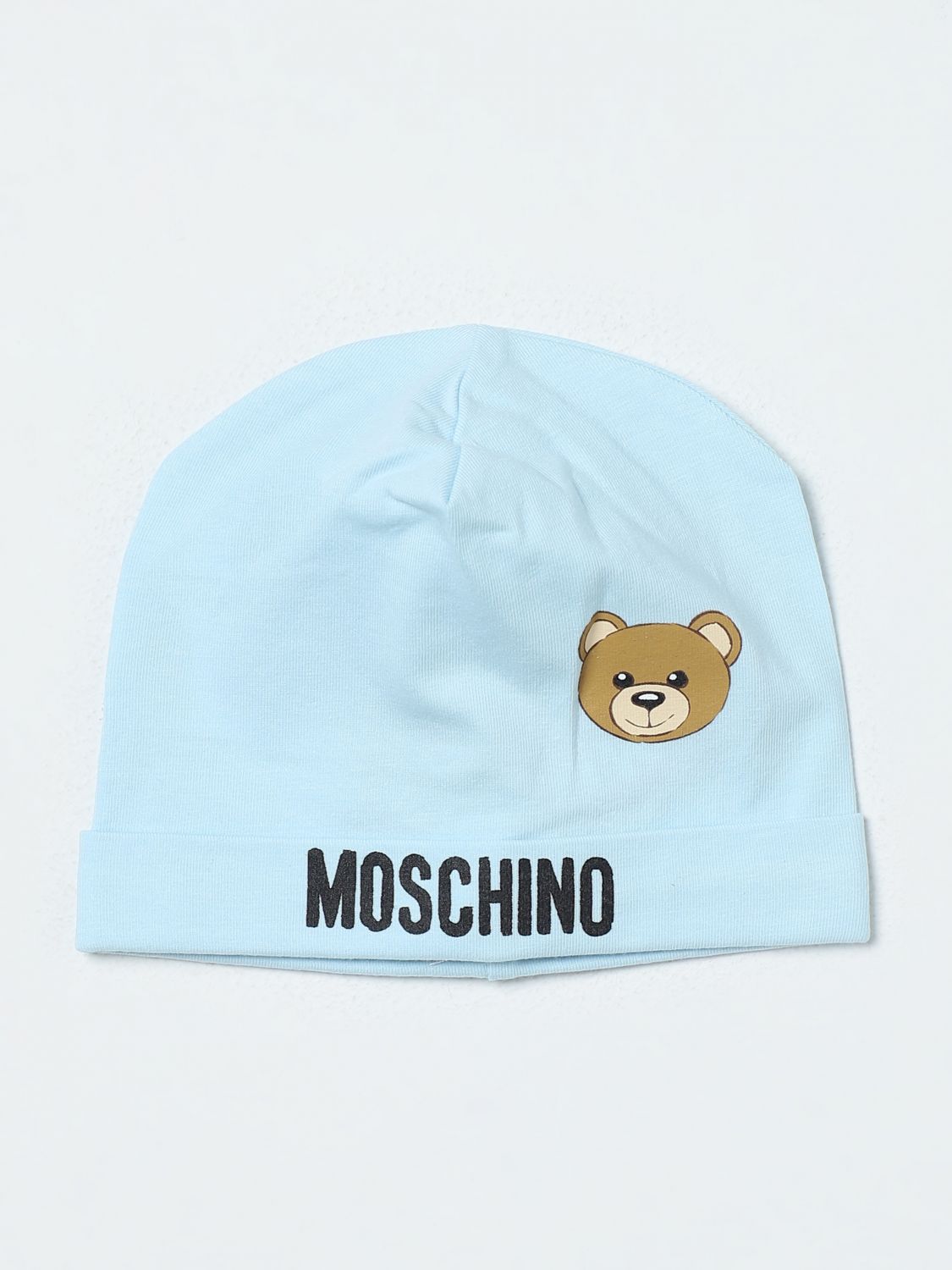 Moschino Baby Hat  Kids Color Sky Blue