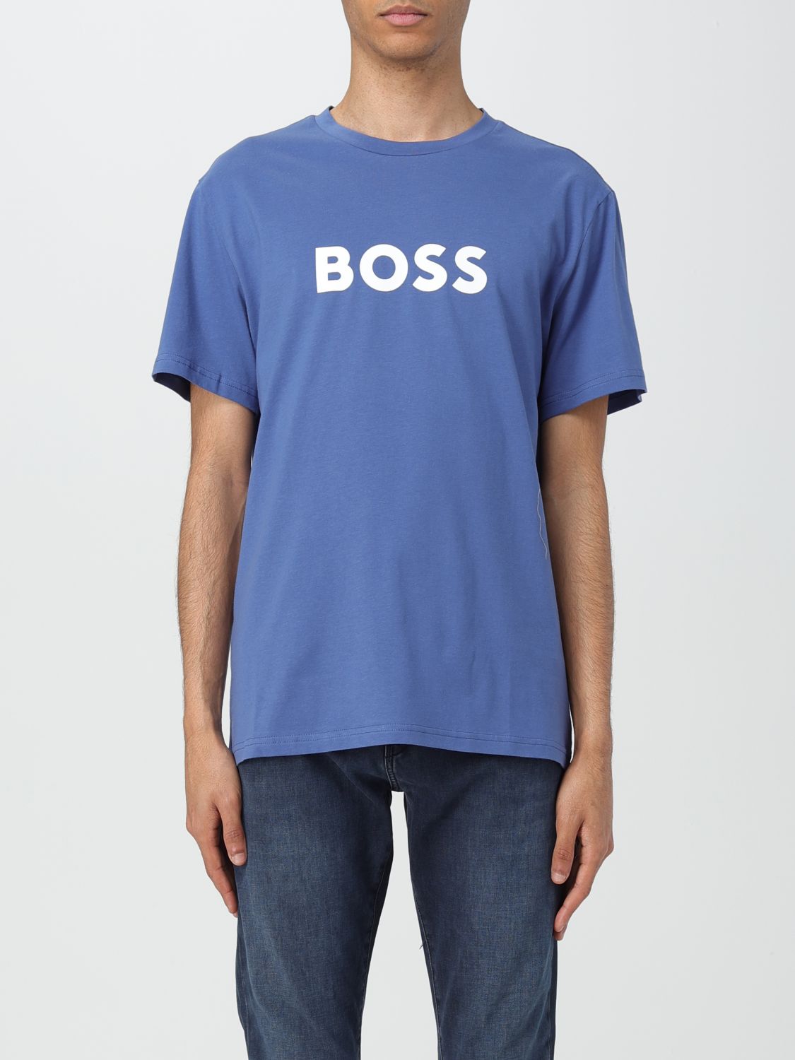 Hugo Boss T-shirt Boss Men In Gnawed Blue