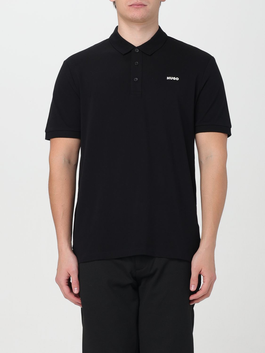 Hugo Polo Shirt  Men Color Black