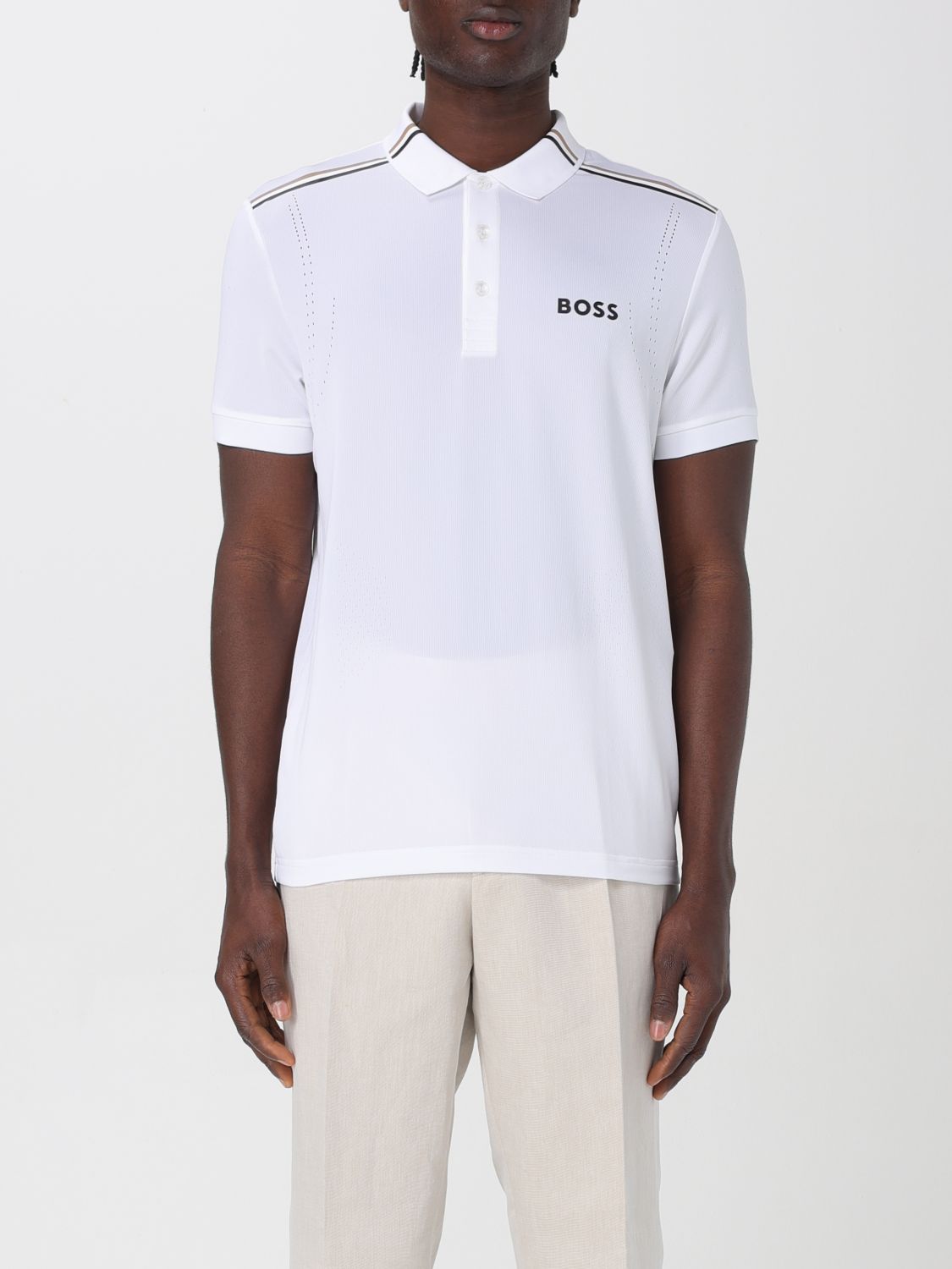 Hugo Boss Polo Shirt Boss Men Color White