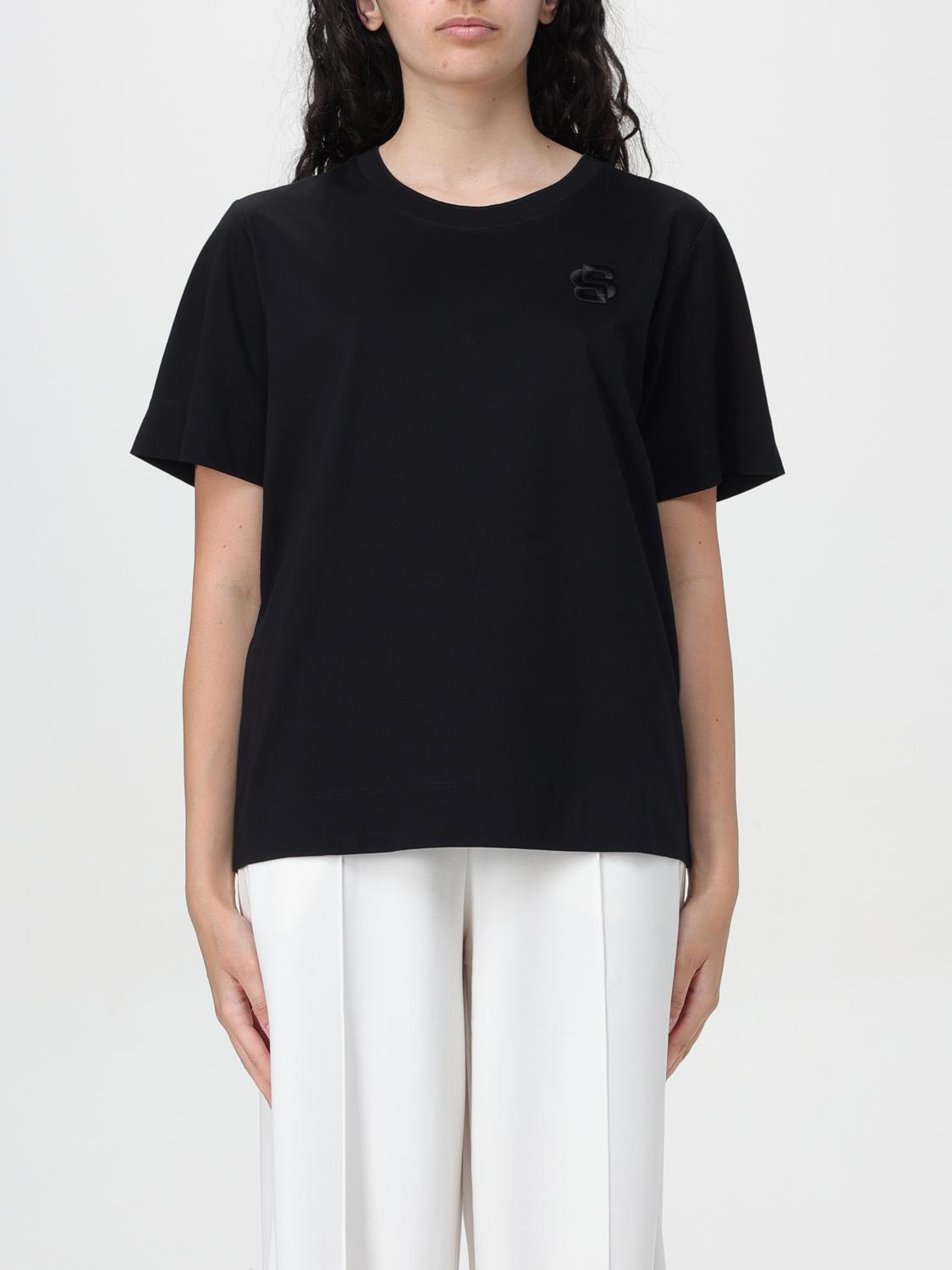 Shop Hugo Boss T-shirt Boss Woman Color Black