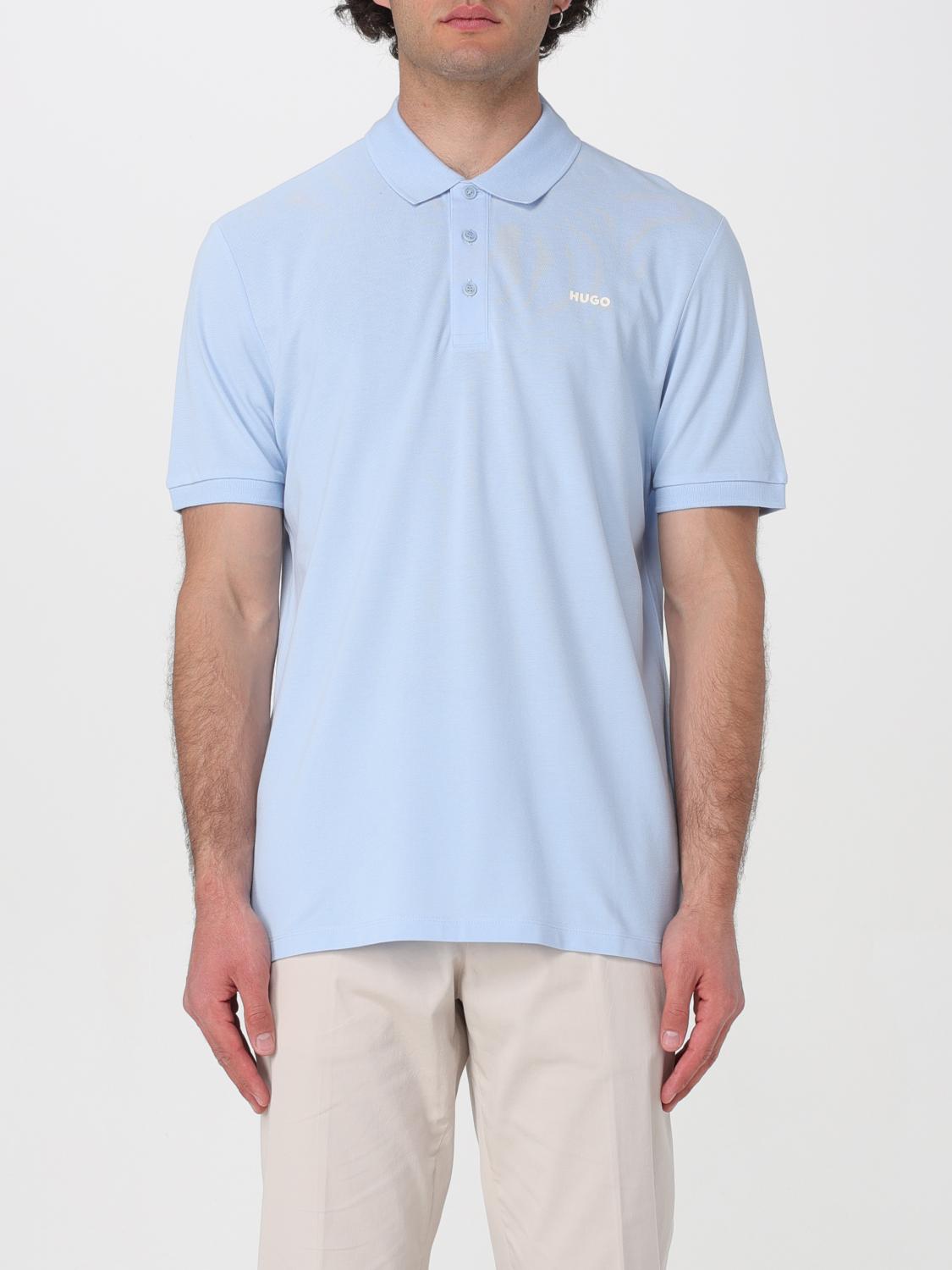 Shop Hugo Polo Shirt  Men Color Gnawed Blue