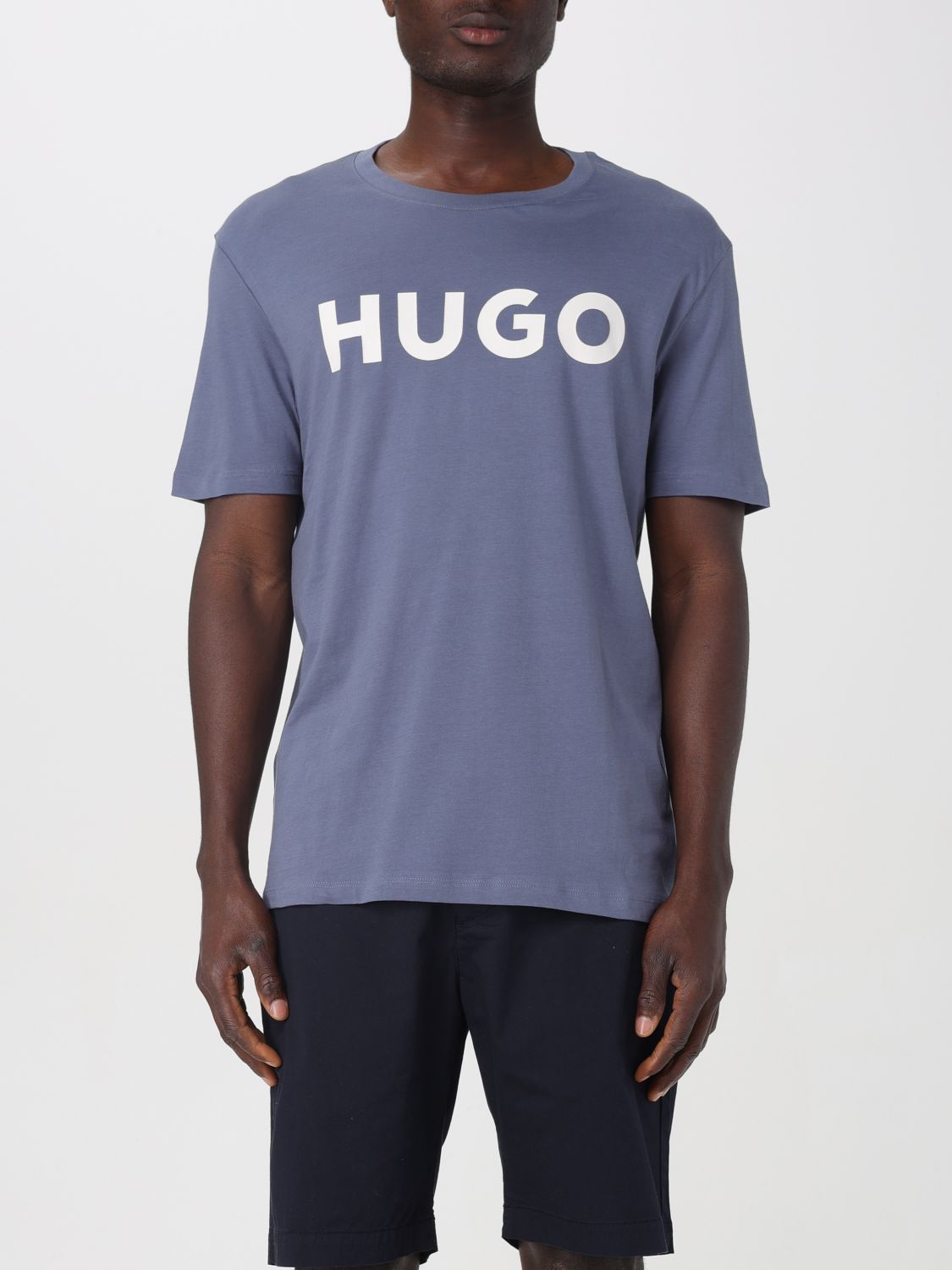 T恤 HUGO 男士 颜色 蓝色