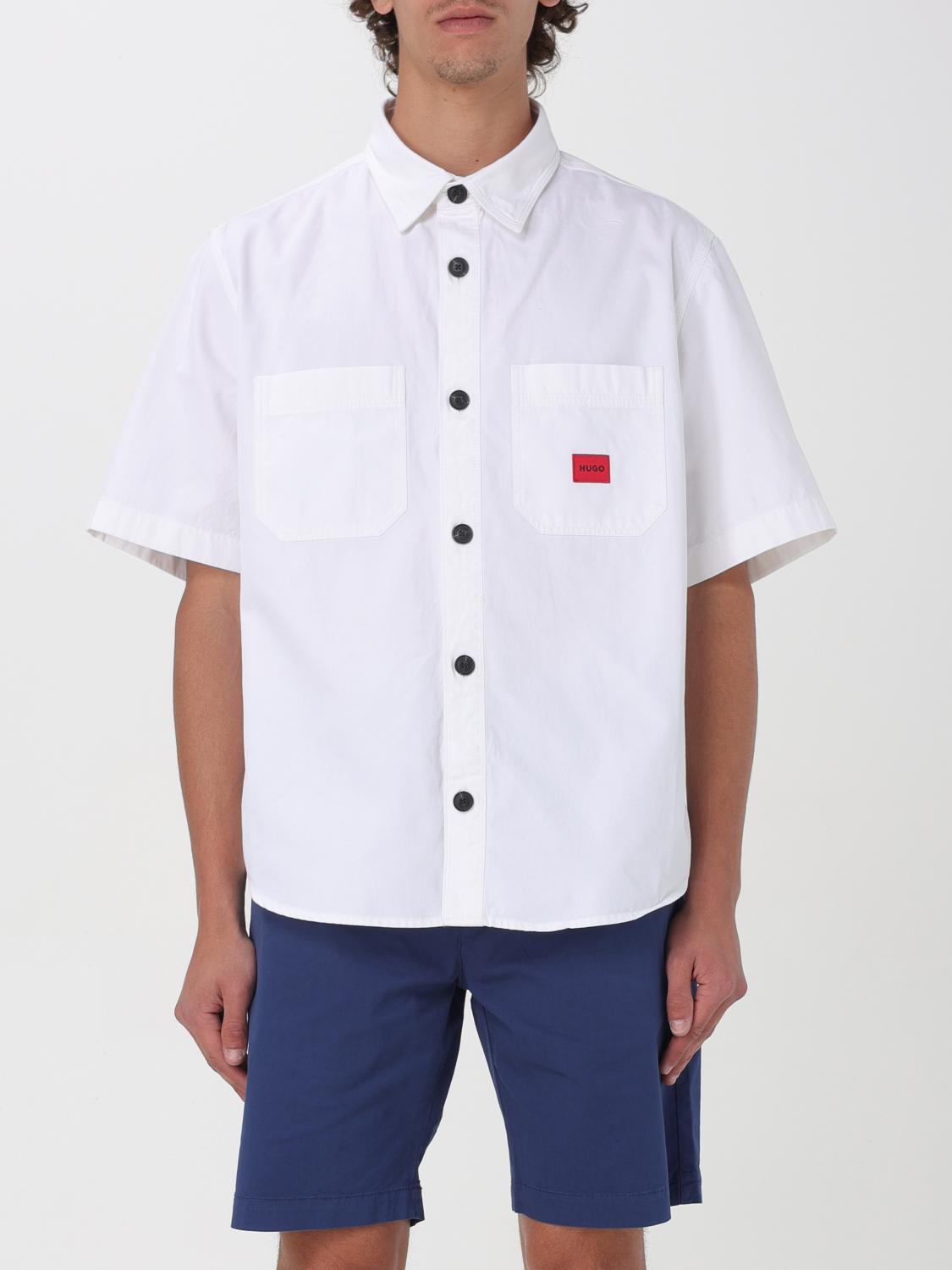 Shop Hugo Shirt  Men Color White