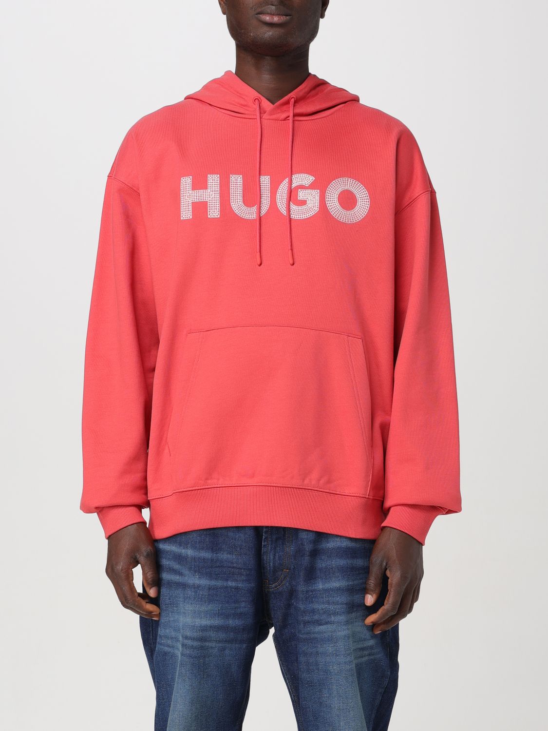 Shop Hugo Sweatshirt  Men Color Red