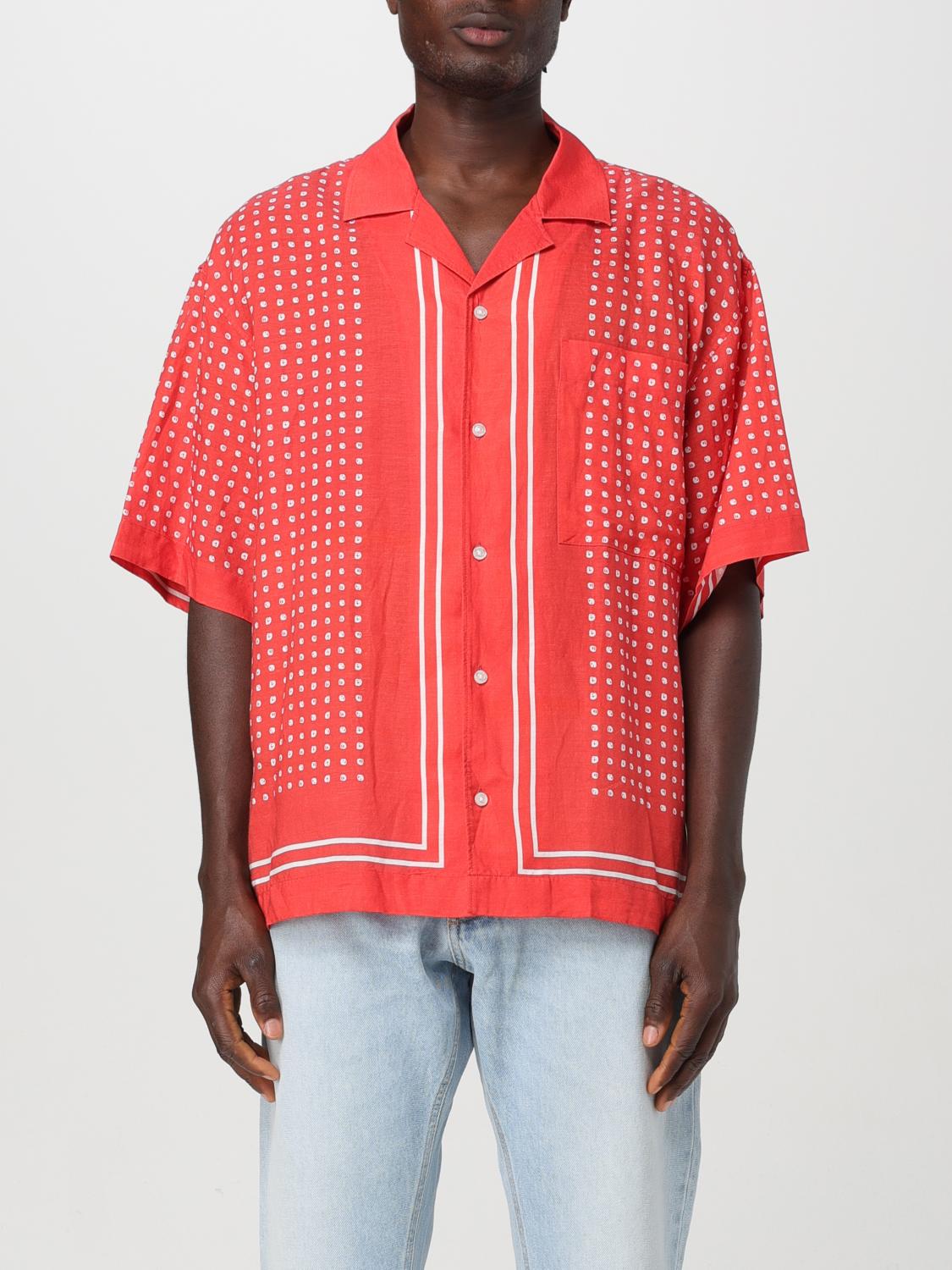 Shop Hugo Shirt  Men Color Red