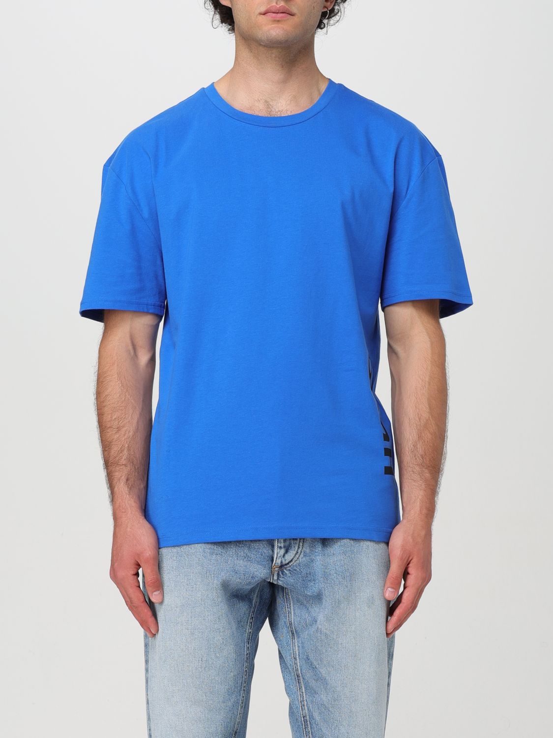 Shop Hugo T-shirt  Men Color Blue